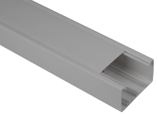 Кабель-канал парапетный 100х60 мм серый (уп. 20 м)