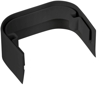 Уплотнитель декоративный для РКК-74х55 черный (уп. 4 шт)