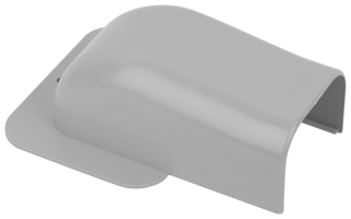 Ввод в строение ВВС для кабель-каналов 74х55 мм серый (уп. 2 шт)