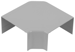 Поворот на 90 гр. ПВР для кабель-каналов 100х40/100х60 мм серый (уп. 4 шт)