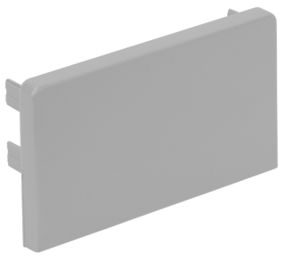 Заглушка ЗГЛ для кабель-каналов 100х40/100х60 мм серый (уп. 4 шт)