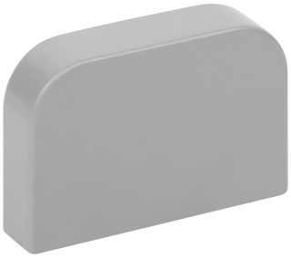 Заглушка ЗГЛ для кабель-каналов 100х67 мм серый (уп. 12 шт)